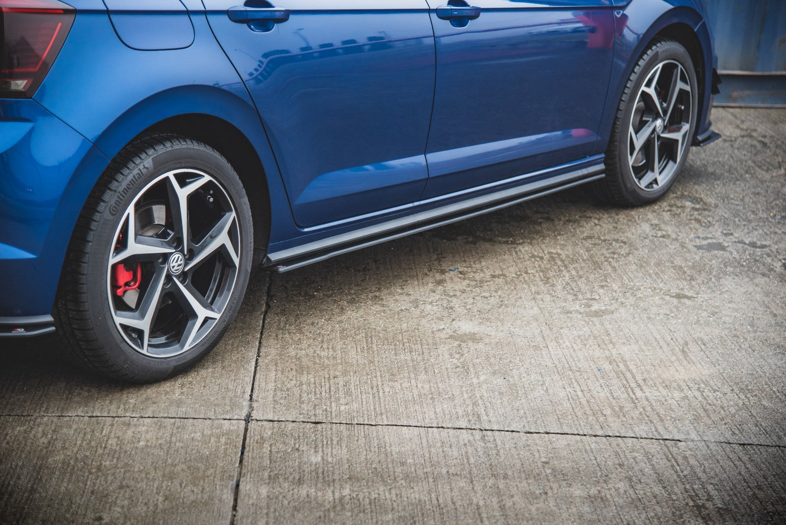 Dokładki Progów Street Pro VW Polo GTI MK6 Maxton Design