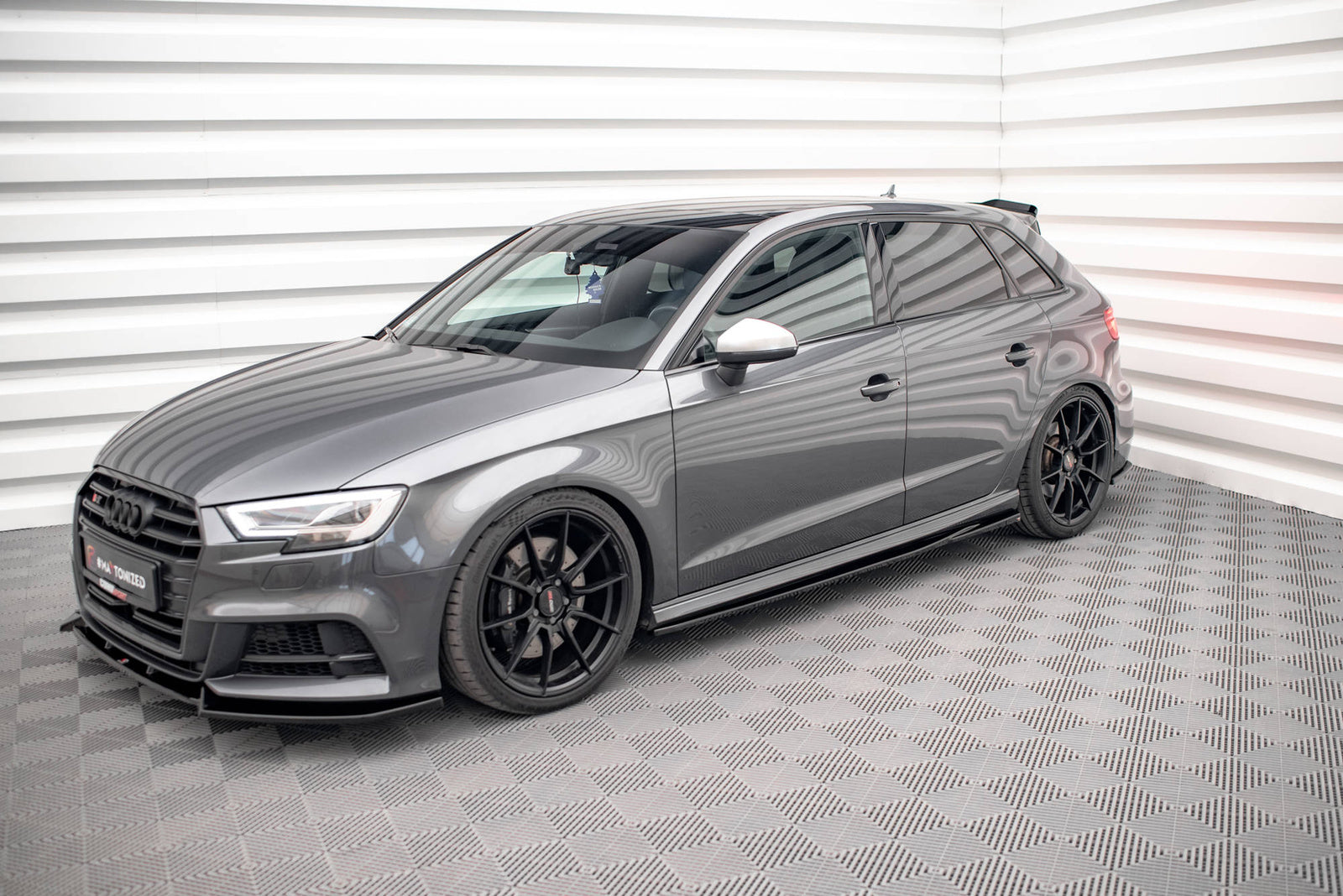 Dokładki Progów V.2 Maxton Audi A3 S-Line 8V Facelift