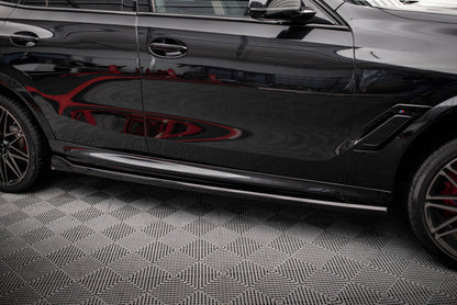 Dokładki Progów BMW X6 M F96 G06 M-Pack Maxton Design