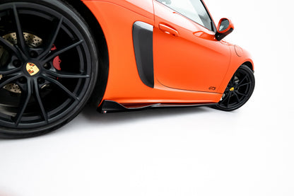 Dokładki Progów V.2 Porsche 718 Cayman GTS 982c Maxton