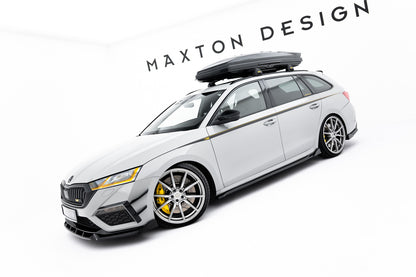 Dokładki Progów Skoda Octavia RS Mk4 Maxton Design