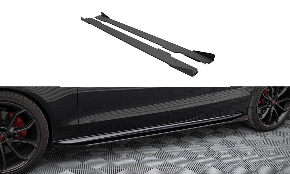 Dokładki Progów Audi A5 S-Line 8T Maxton Design