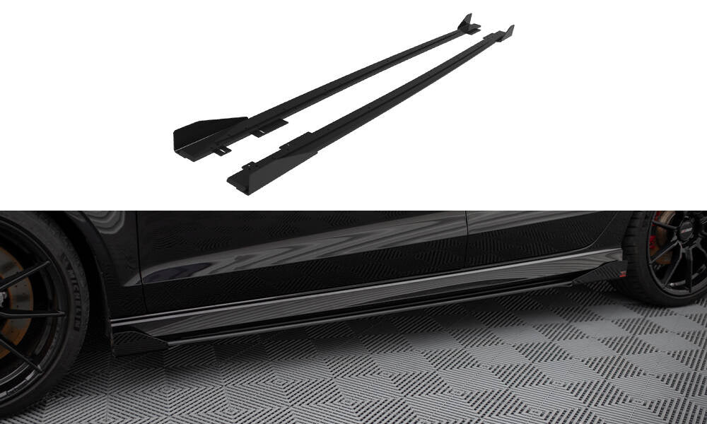 Dokładki Progów Audi RS3 8V Facelift Street Pro + Flaps