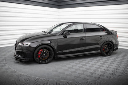 Dokładki Progów Audi RS3 8V Facelift Street Pro + Flaps