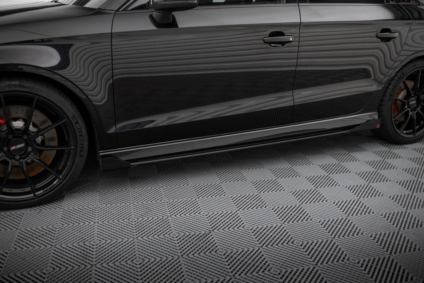 Dokładki Progów Audi RS3 8V Facelift Street Pro + Flaps