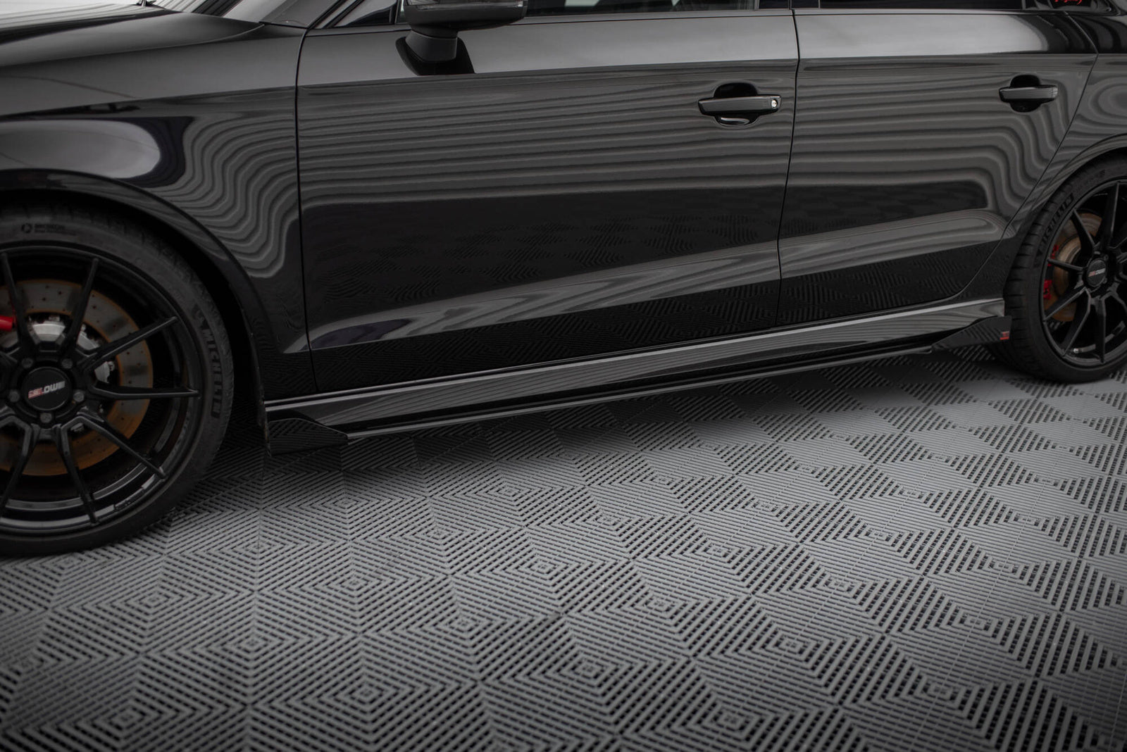 Dokładki Progów Audi RS3 8V Facelift Street Pro + Flaps