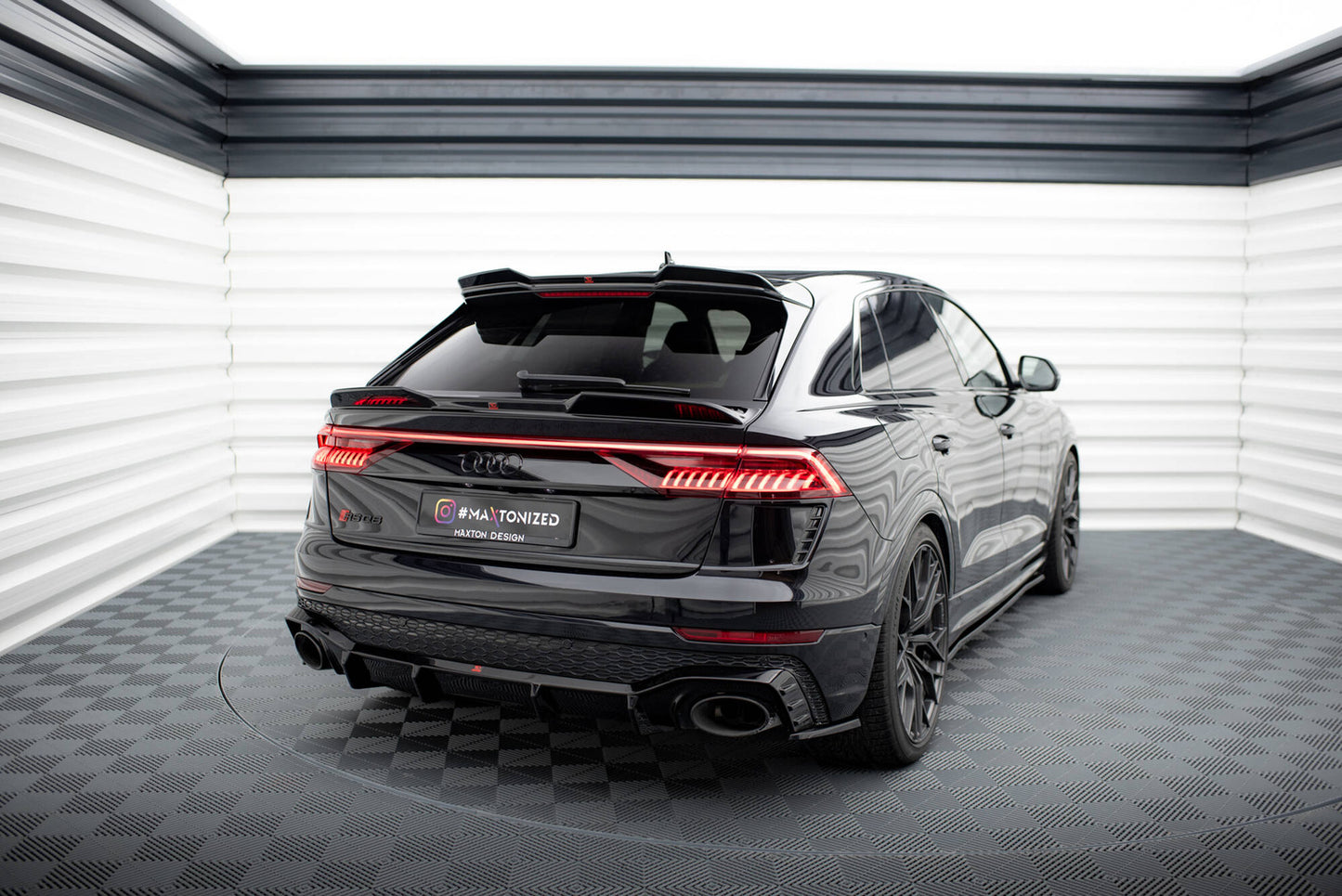 Przedłużenie Spoilera 3D Audi Q8 S-Line Mk1 Maxton Design