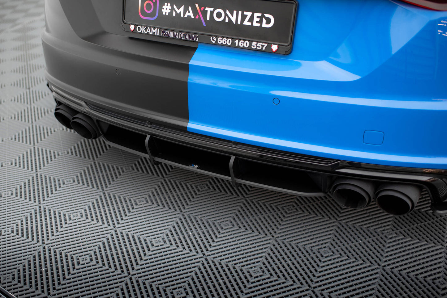Dyfuzor Tylny Street Pro Audi TT S 8S Facelift Maxton