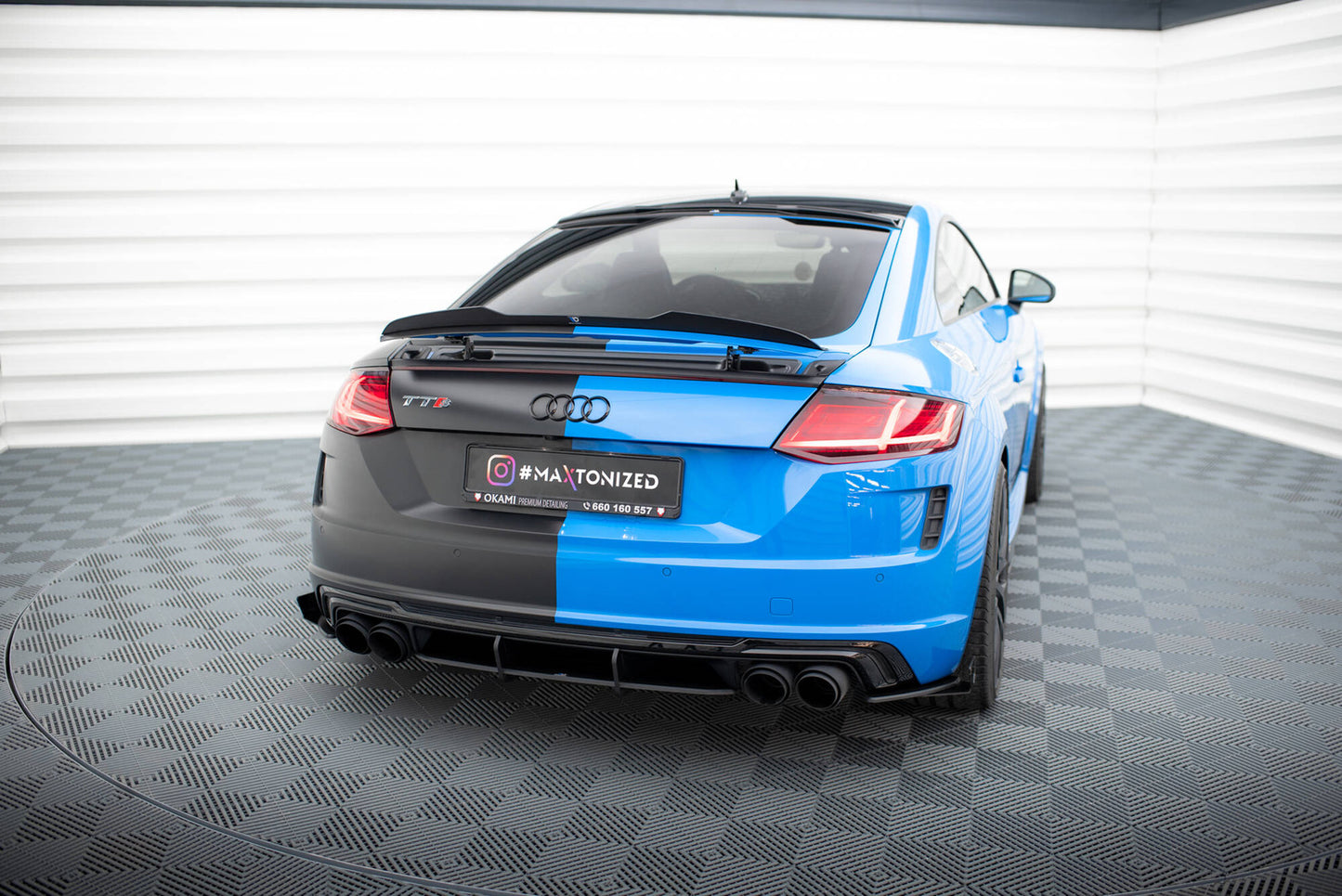 Dyfuzor Tylny Street Pro Audi TT S 8S Facelift Maxton