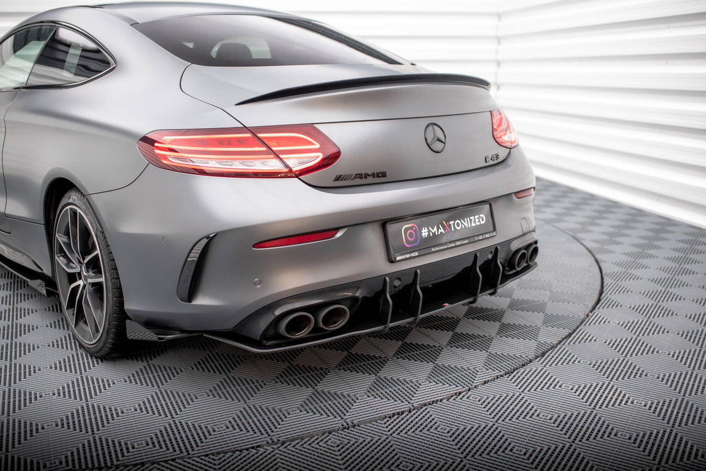 Dyfuzor Tylny Maxton Mercedes C43 C205 Facelift Street Pro