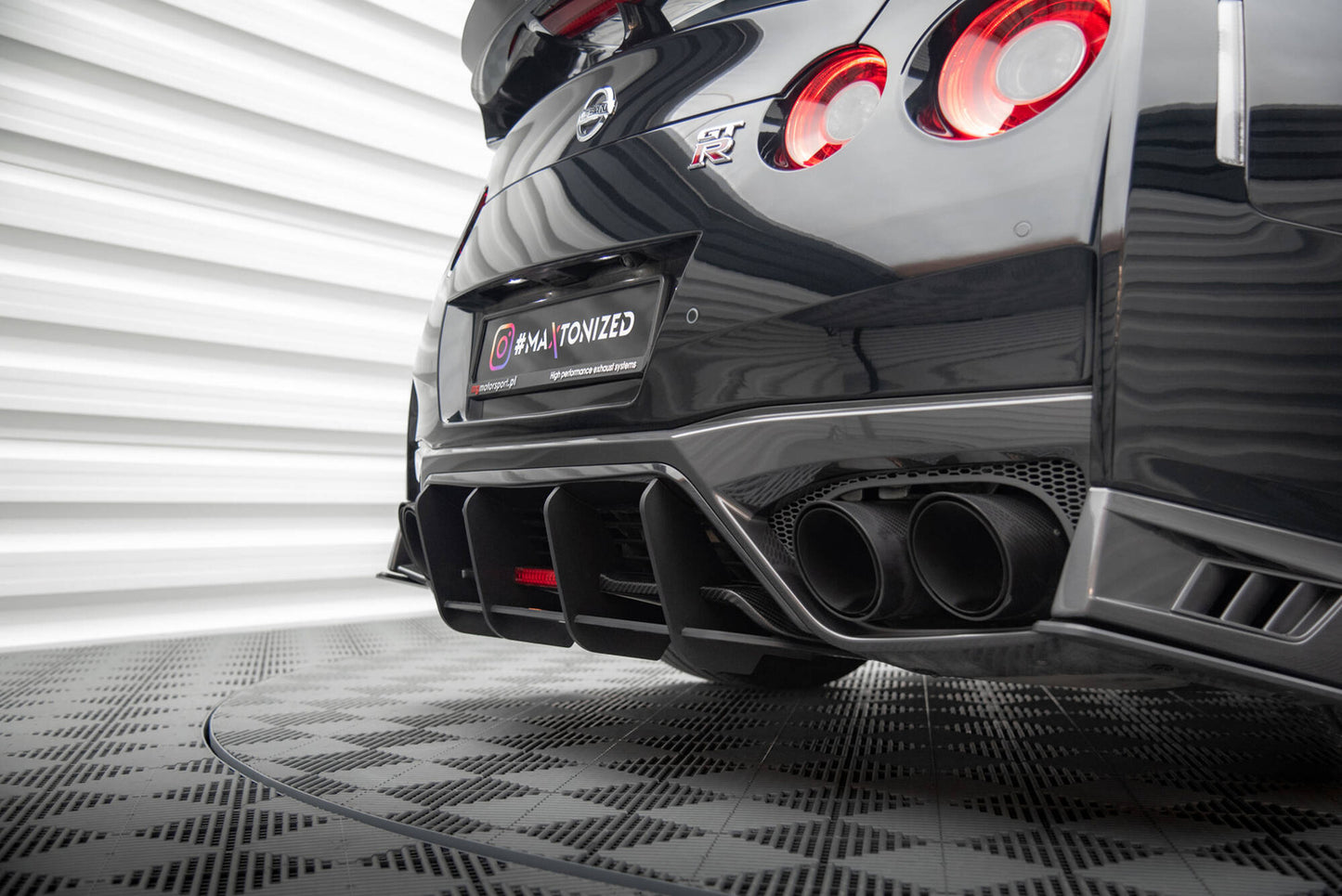 Dyfuzor Tylny Street Pro Nissan GTR R35 Facelift Maxton