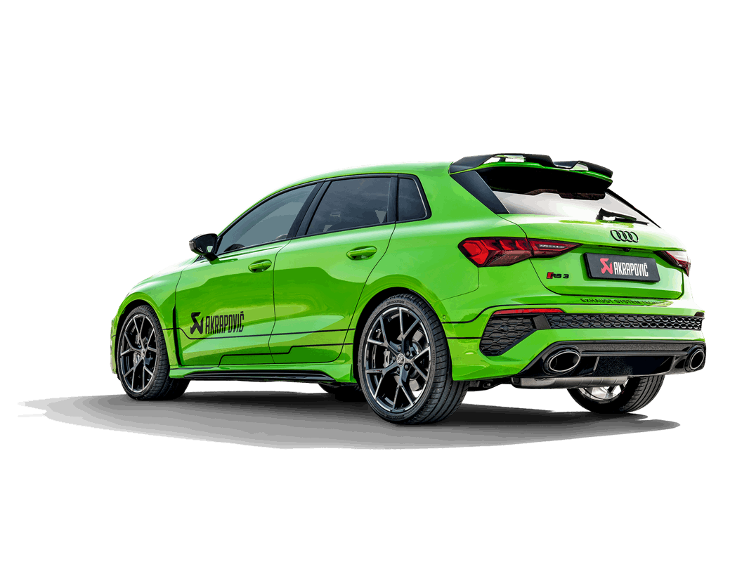Akrapovič Układ wydechowy Evolution tytan 2022–2024 OPF/GPF Sportback – Audi RS3 8Y – zdjęcie 4