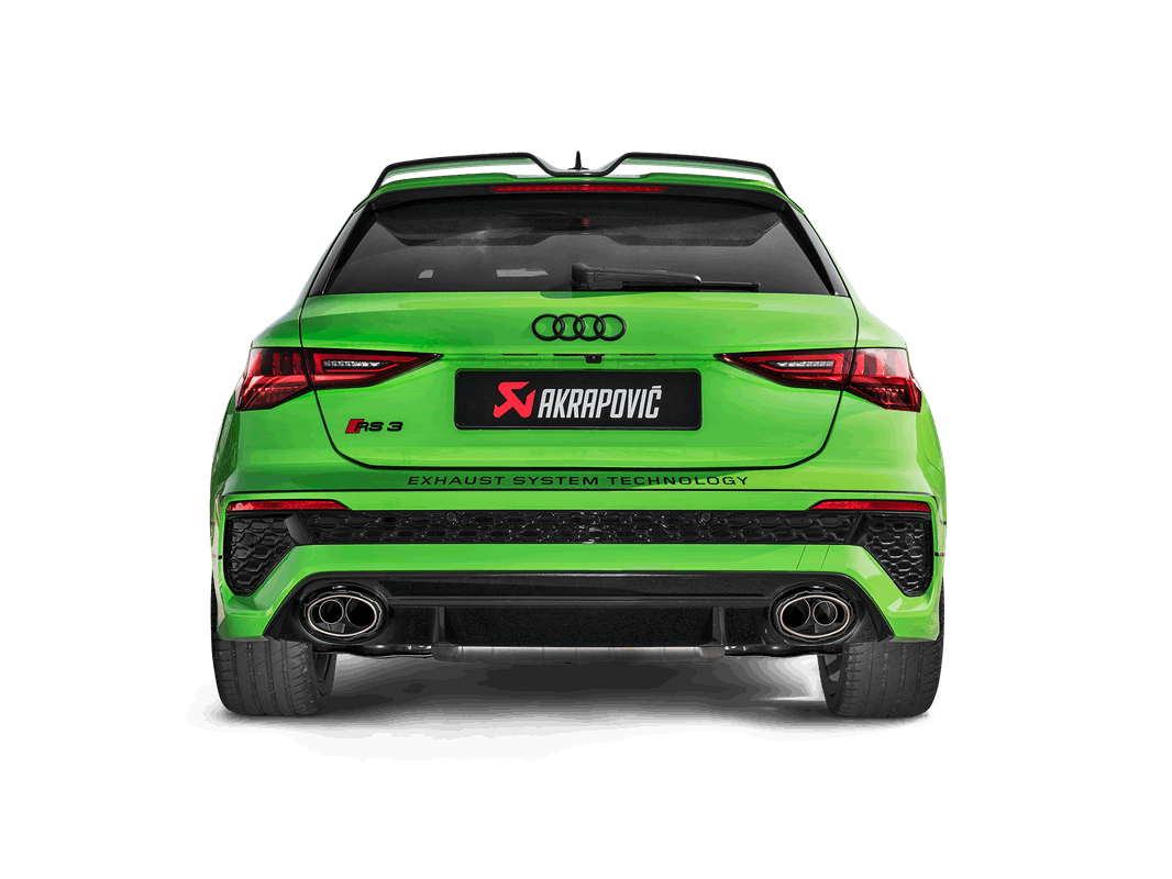 Akrapovič Układ wydechowy Evolution tytan 2022–2024 OPF/GPF Sportback – Audi RS3 8Y – zdjęcie 3