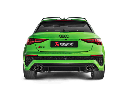 Akrapovič Układ wydechowy Evolution tytan 2022–2024 OPF/GPF Sportback – Audi RS3 8Y – zdjęcie 3