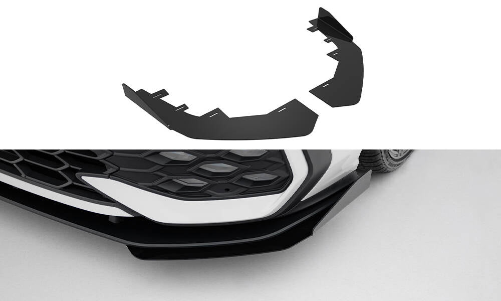 Flapsy Splittera VW Golf GTI Mk8 Facelift Maxton Design