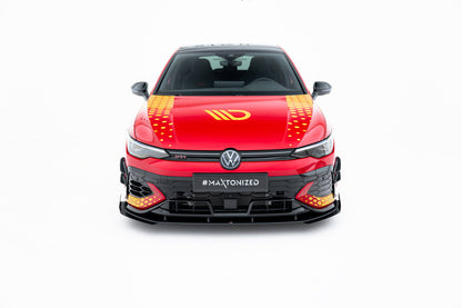 Flapsy Przednie Maxton Design VW Golf GTI Clubsport Mk8 Facelift