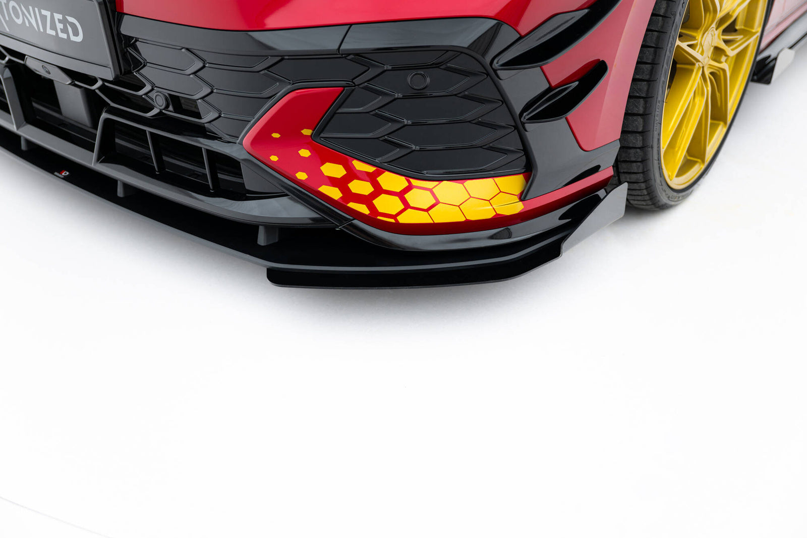 Flapsy Przednie Maxton Design VW Golf GTI Clubsport Mk8 Facelift