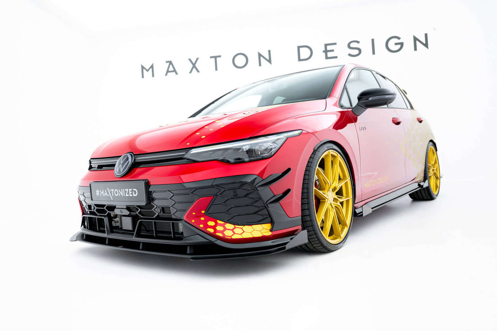 Flapsy Przednie Maxton Design VW Golf GTI Clubsport Mk8 Facelift