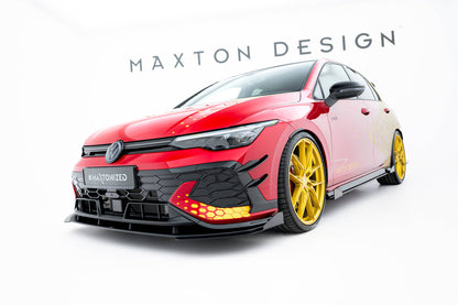 Flapsy Przednie Maxton Design VW Golf GTI Clubsport Mk8 Facelift