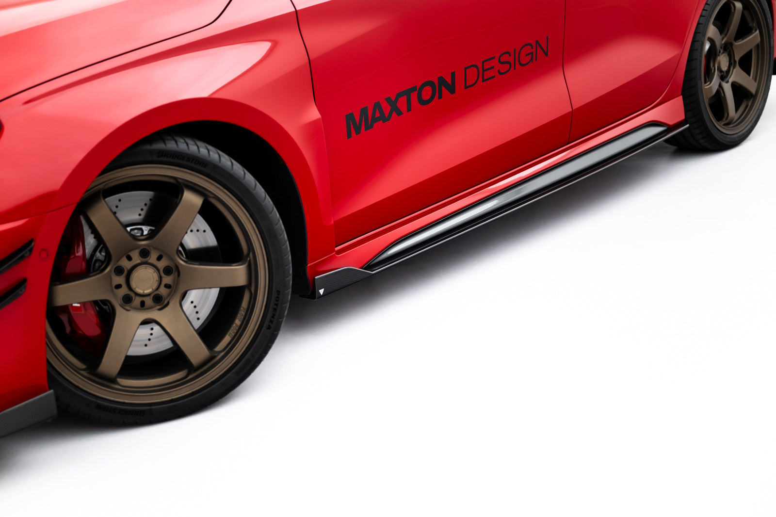 Karbonowe Splittery Boczne Audi RS3 8Y Facelift Maxton