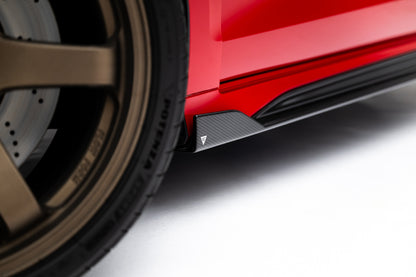 Karbonowe Splittery Boczne Audi RS3 8Y Facelift Maxton