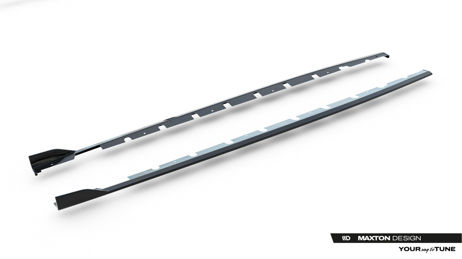 Karbonowe Splittery Boczne Audi RS3 8Y Facelift Maxton