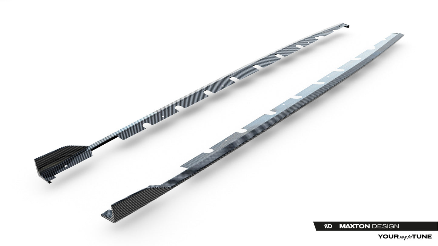 Karbonowe Splittery Boczne Audi RS3 8Y Facelift Maxton