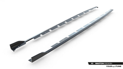 Karbonowe Splittery Boczne Audi RS3 8Y Facelift Maxton