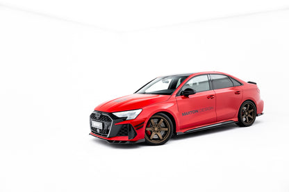Karbonowe Splittery Boczne Audi RS3 8Y Facelift Maxton