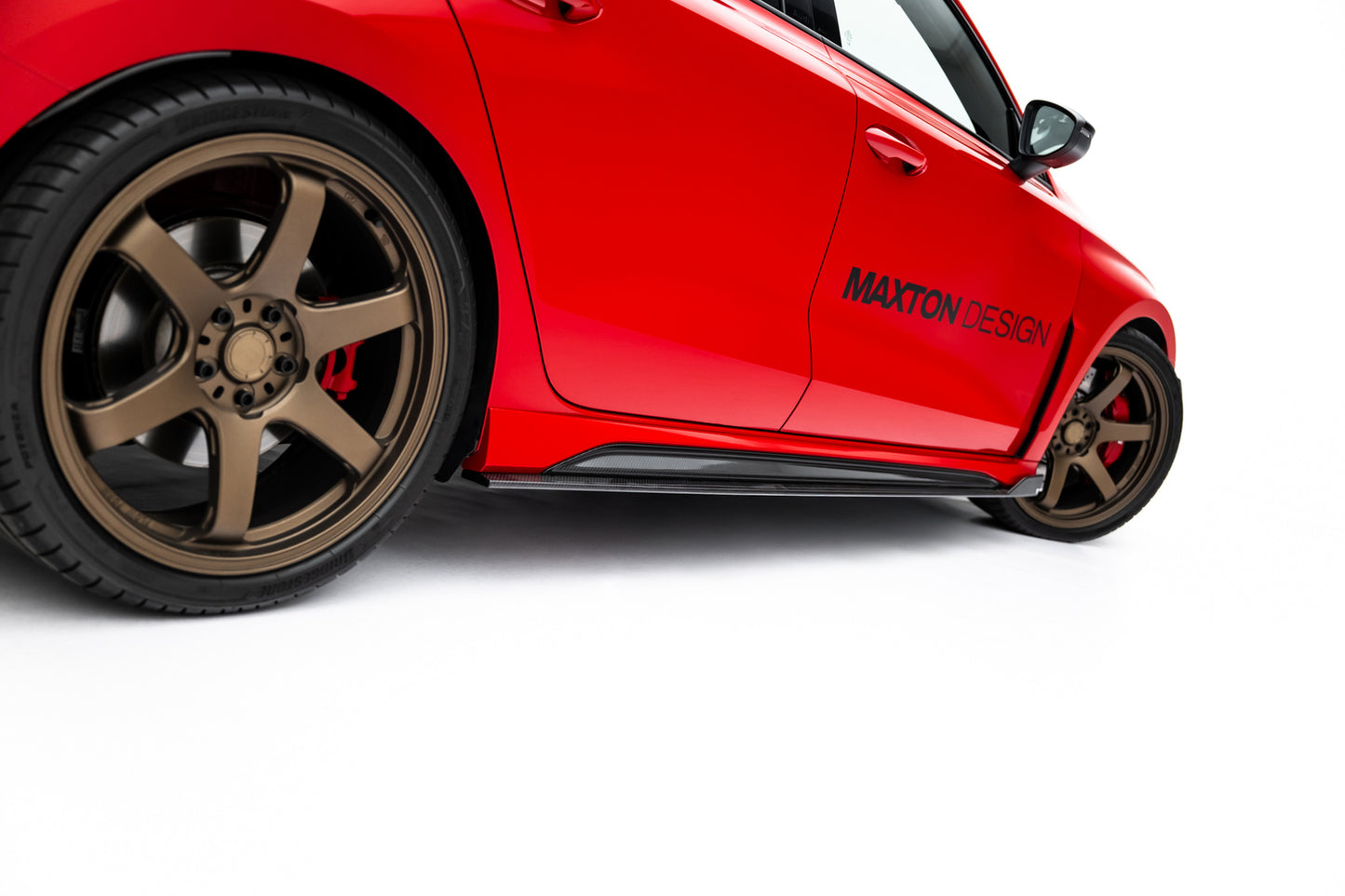 Karbonowe Splittery Boczne Audi RS3 8Y Facelift Maxton