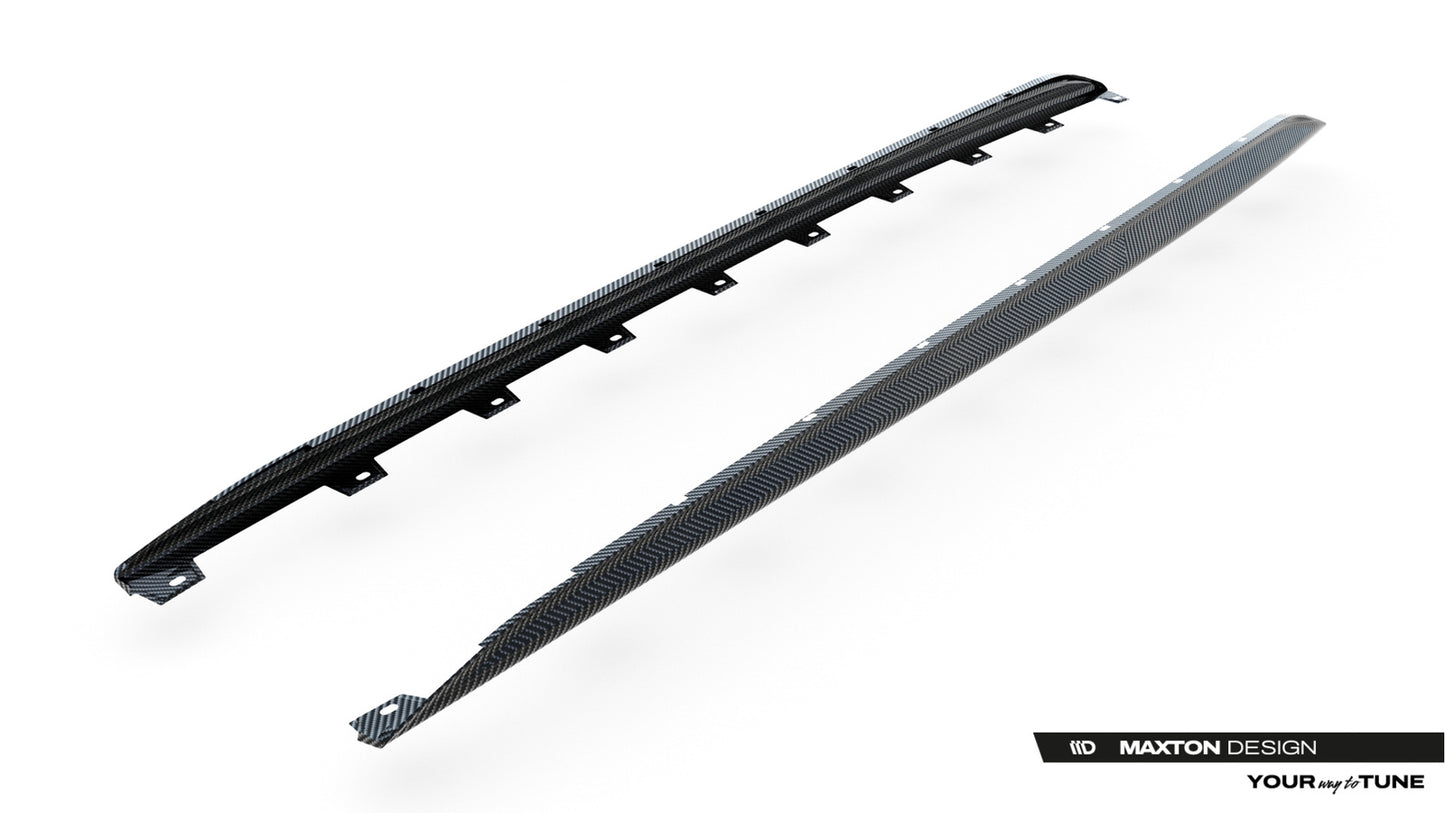 Karbonowe Splittery Tylne Audi RS3 Sedan 8Y Facelift Maxton
