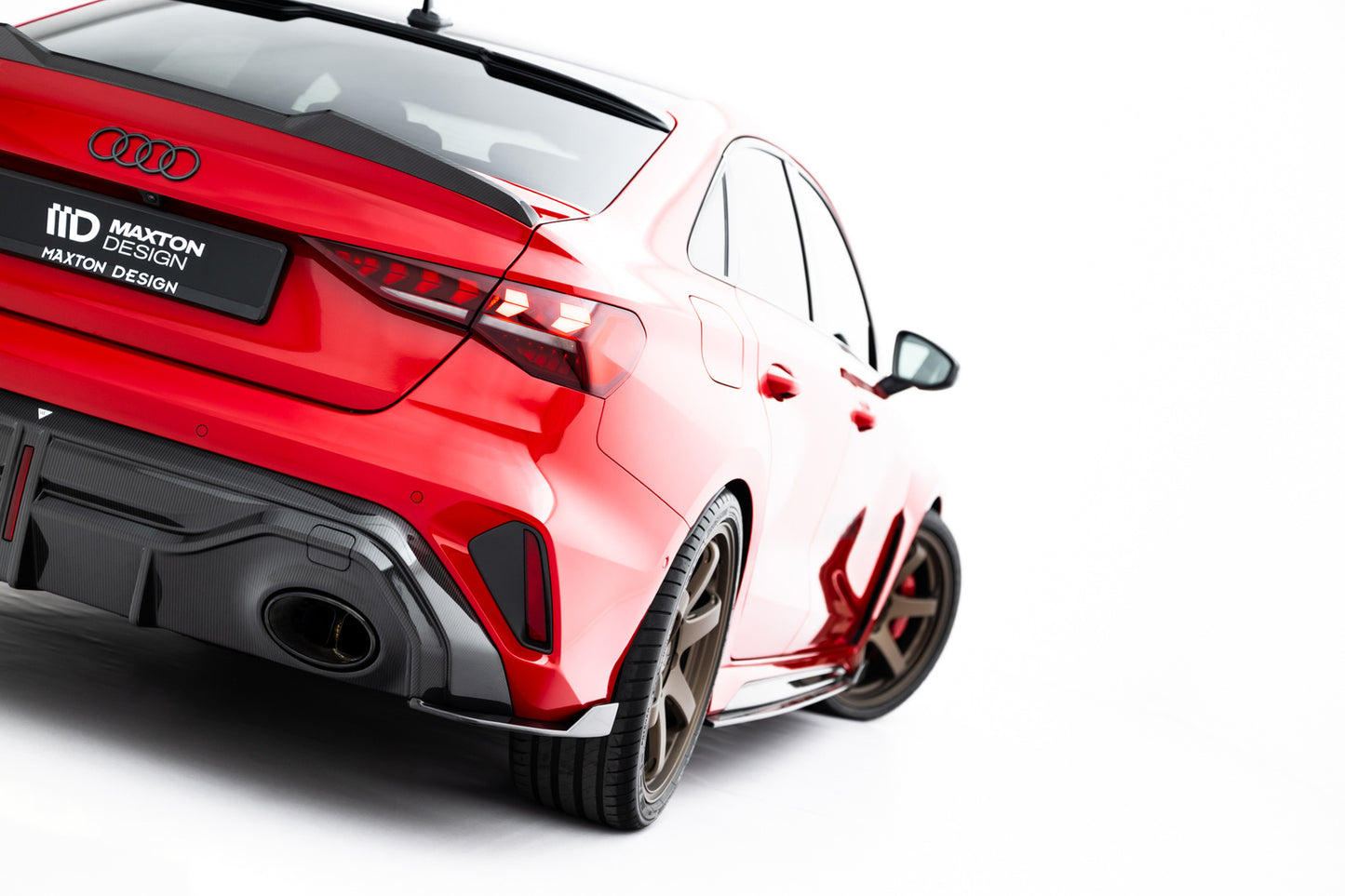 Karbonowe Splittery Tylne Audi RS3 Sedan 8Y Facelift Maxton