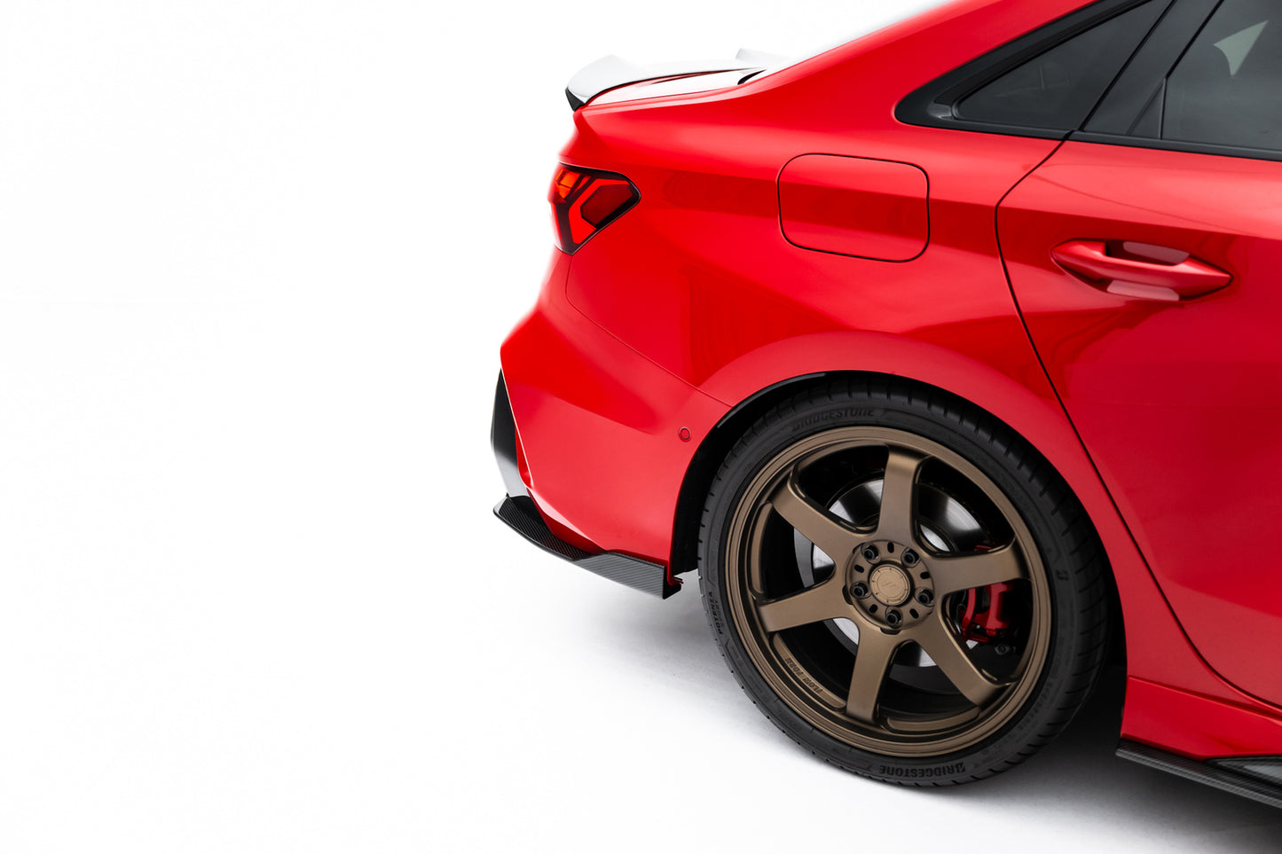 Karbonowe Splittery Tylne Audi RS3 Sedan 8Y Facelift Maxton