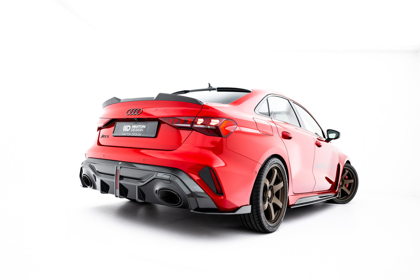 Karbonowe Splittery Tylne Audi RS3 Sedan 8Y Facelift Maxton
