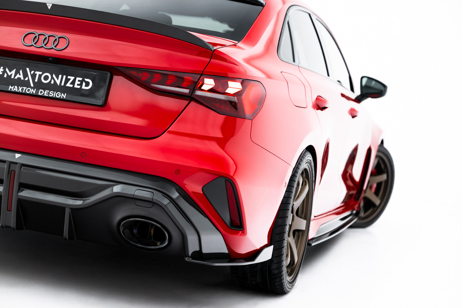 Karbonowy Dyfuzor Tylny Audi RS3 8Y Facelift Maxton Design