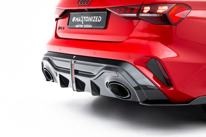 Karbonowy Dyfuzor Tylny Audi RS3 8Y Facelift Maxton Design