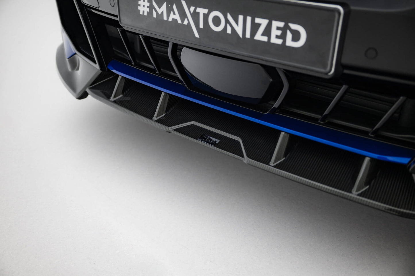 Karbonowy Splitter Przedni BMW X5 G05 Facelift M-Pack Maxton