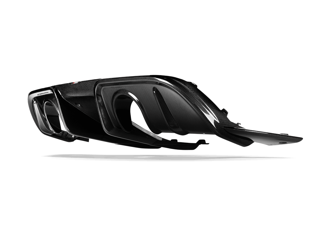 Akrapovič Dyfuzor tylny carbon połysk – Porsche 718 Cayman GT4 RS 982