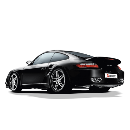 Akrapovič Wydech Slip-On tytan – Porsche 911 Turbo 997 – zdjęcie 4