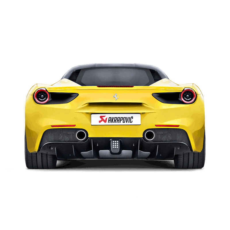 Akrapovič Wydech Slip-On tytan – Ferrari 488 GTB / Ferrari 488 Spider – zdjęcie 7