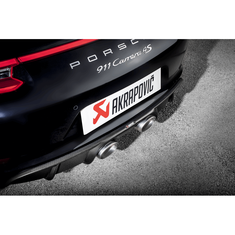 Akrapovič Wydech Slip-On tytan – Porsche 911 Carrera 991.2 – zdjęcie 6