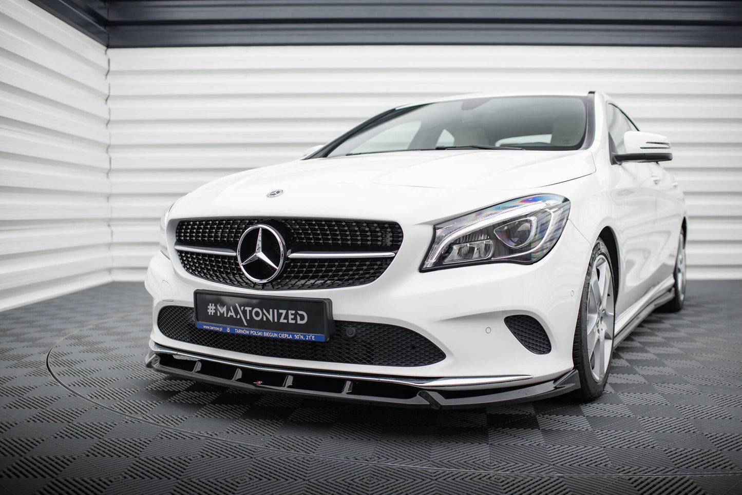 Splitter Przedni Mercedes CLA C117 Facelift Maxton Design
