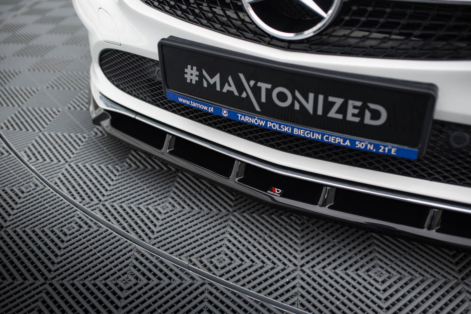Splitter Przedni Mercedes CLA C117 Facelift Maxton Design