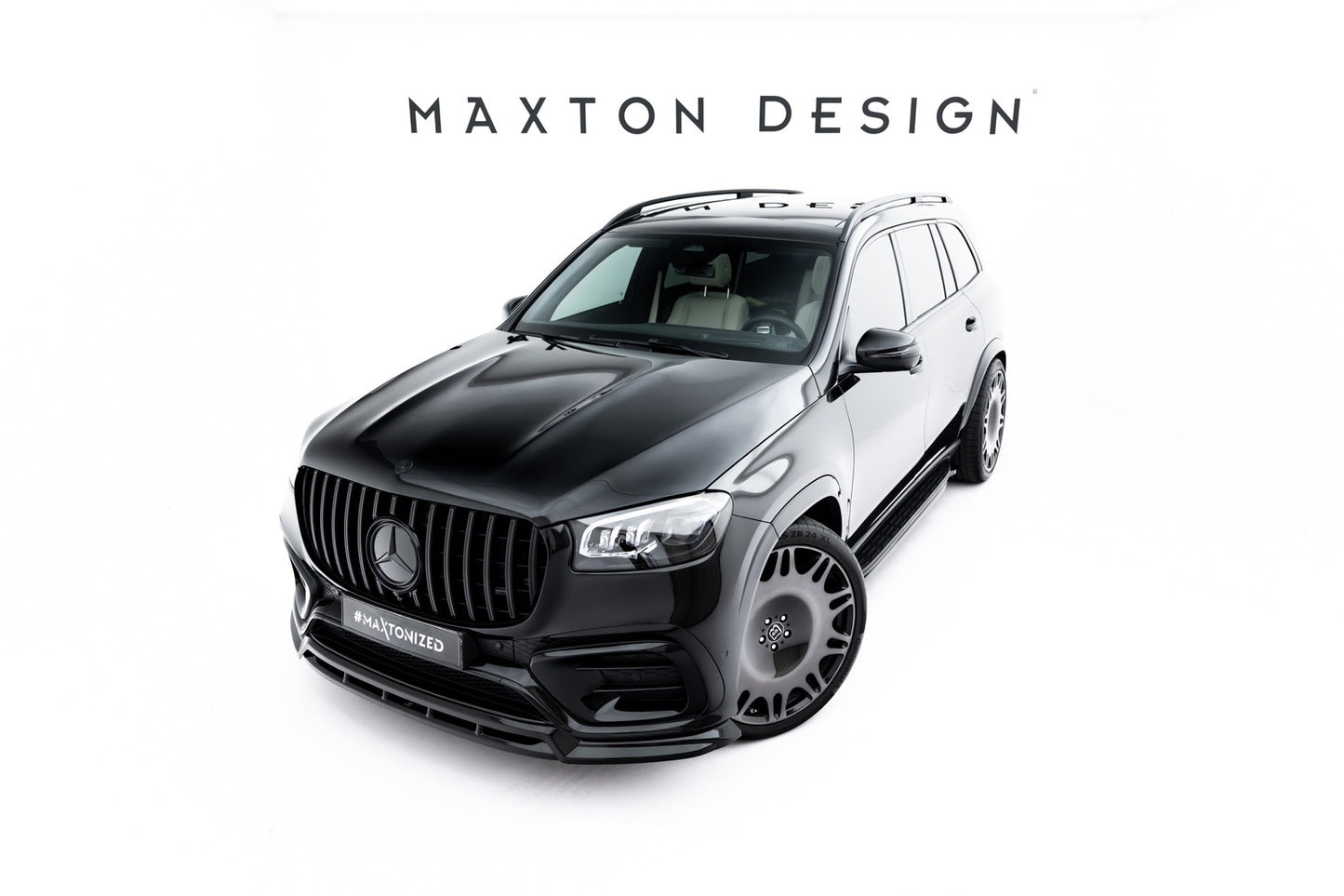 Splitter Przedni Mercedes GLS X167 AMG-Line Facelift Maxton