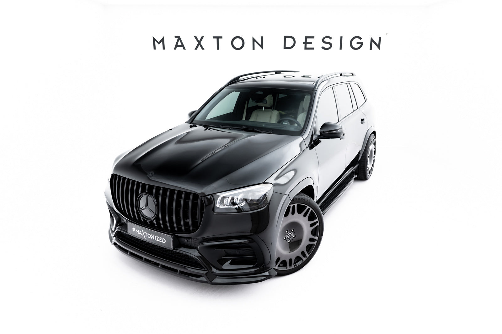 Splitter Przedni Mercedes GLS X167 AMG-Line Facelift Maxton