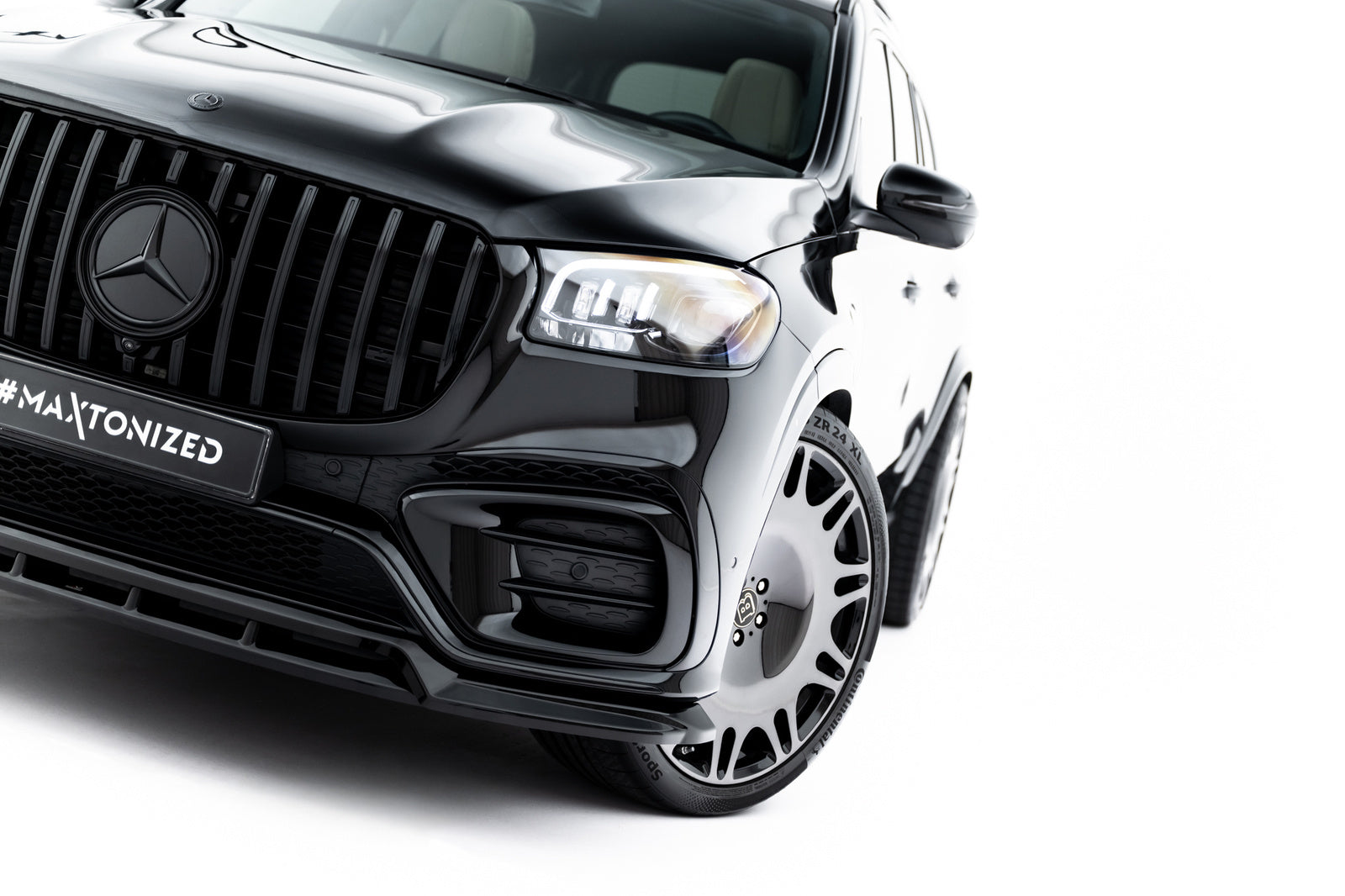 Splitter Przedni Mercedes GLS X167 AMG-Line Facelift Maxton