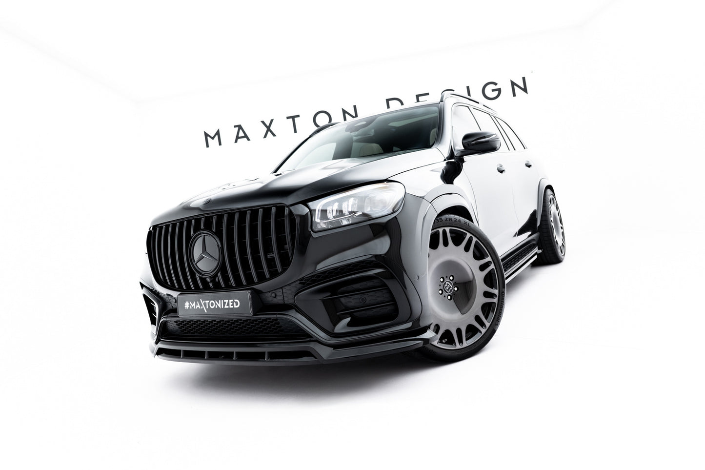 Splitter Przedni Mercedes GLS X167 AMG-Line Facelift Maxton