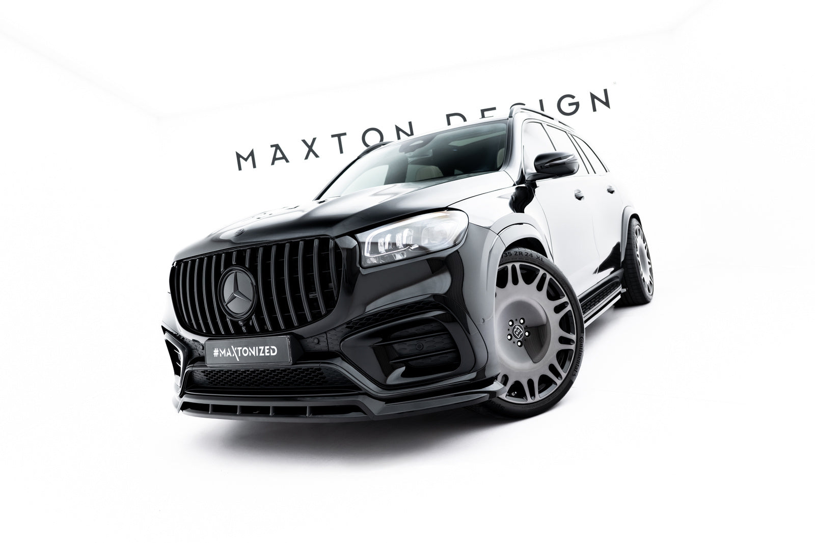 Splitter Przedni Mercedes GLS X167 AMG-Line Facelift Maxton