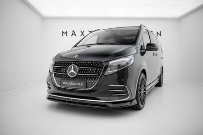 Splitter Przedni Mercedes-Benz V W447 AMG-Line Facelift 2 Maxton