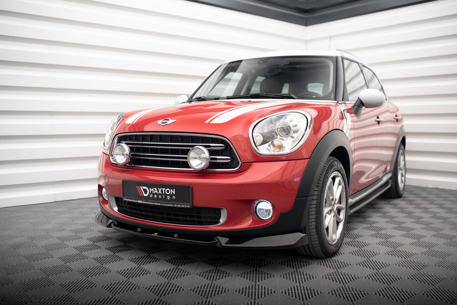 Splitter Przedni Maxton Mini Cooper Countryman R60 Facelift